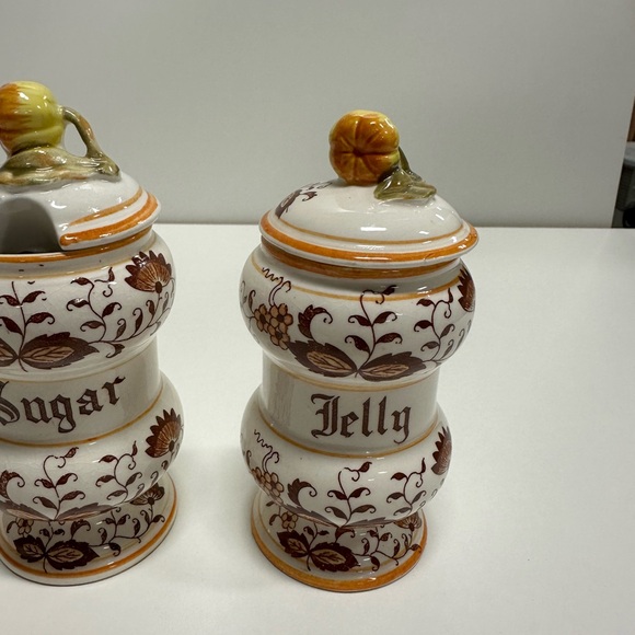 Vintage Creamer Sugar Jam and Jelly Fine China - Picture 5 of 7